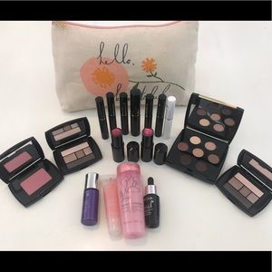 Lancome makeup LOT 17 piece set! Anthropologie bag
